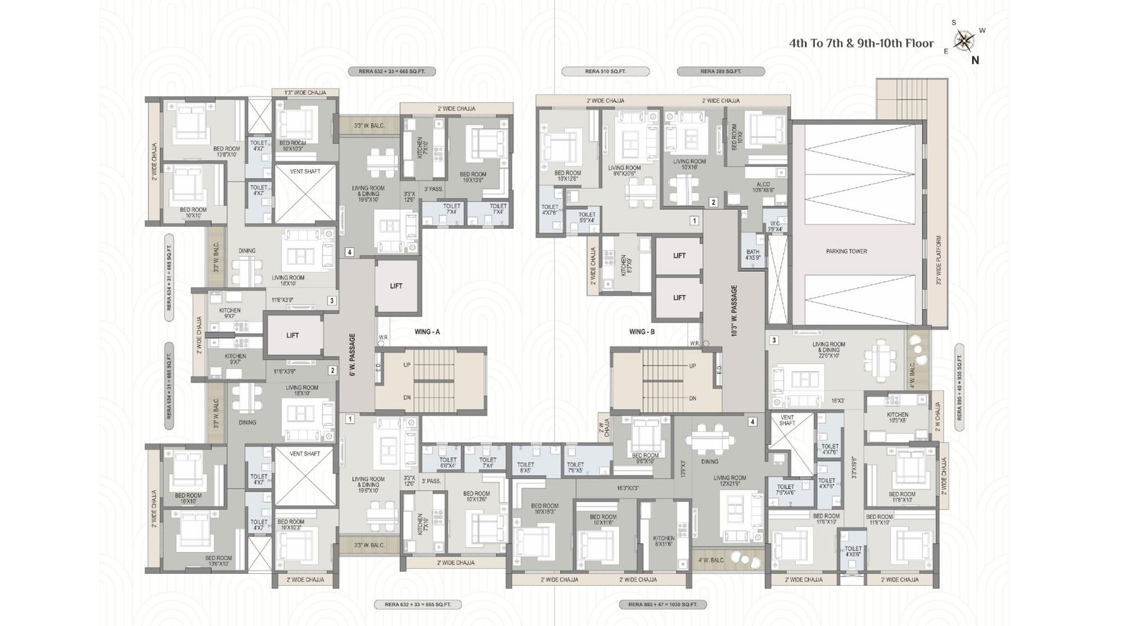 Omsai-White-House-Typical-Floor-Plan